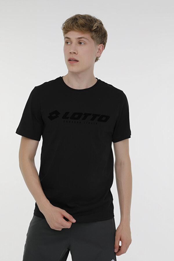Lotto M-ATH DUE VII TEE 3PR Siyah Erkek Kısa Kol T-Shirt