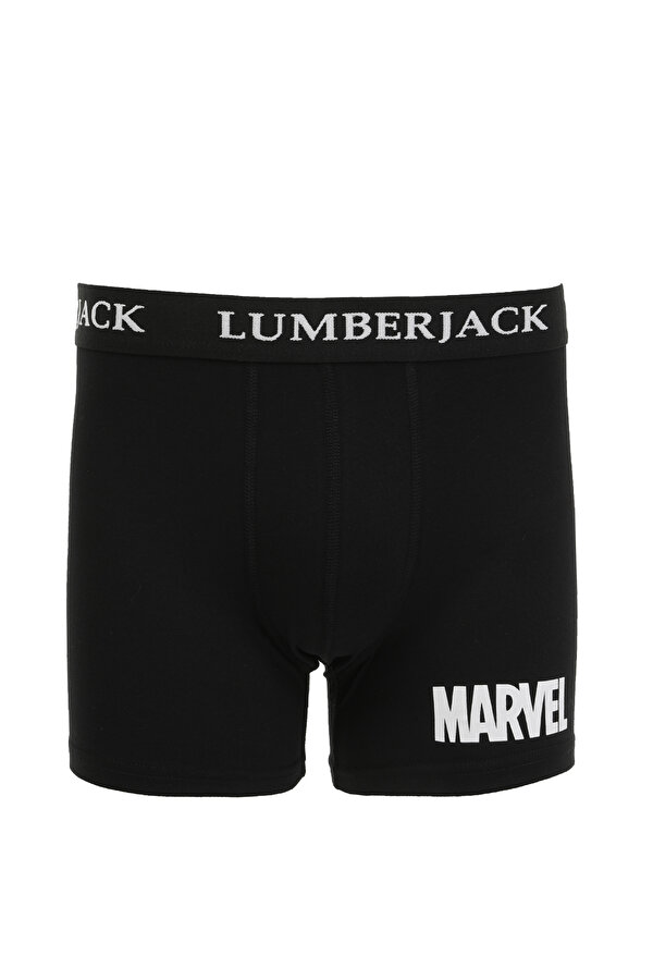Lumberjack ML MARV-C 2LI 30BX14 3FX Siyah Erkek Boxer