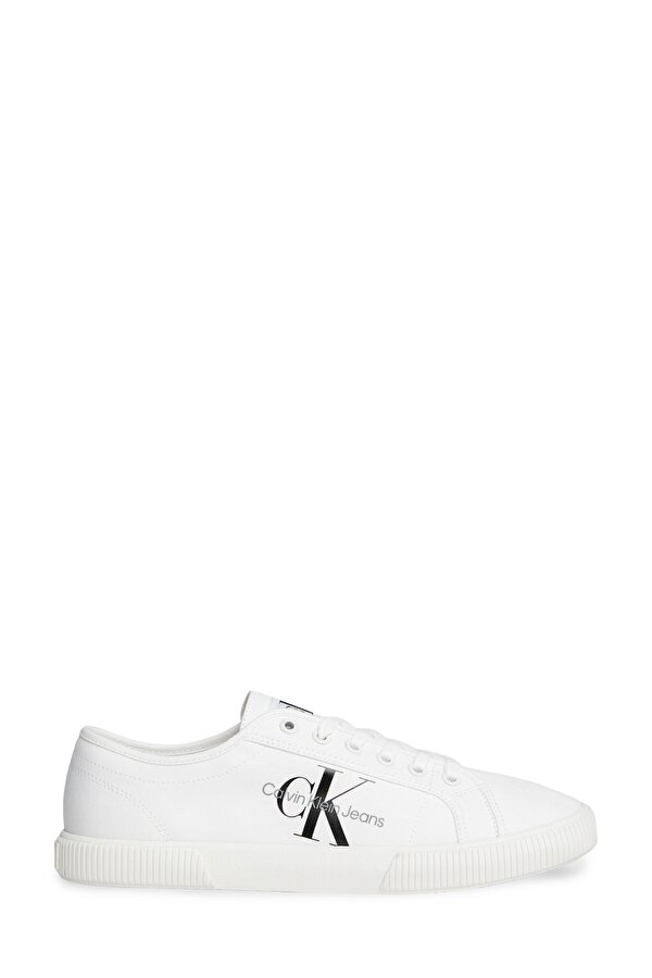 Calvin Klein ESSENTIAL VULCANIZED 1 Beyaz Erkek Sneaker