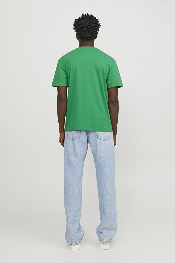 Jack & Jones JJESTAR JJ TEE SS NOOS Yeşil Erkek Kısa Kol T-Shirt