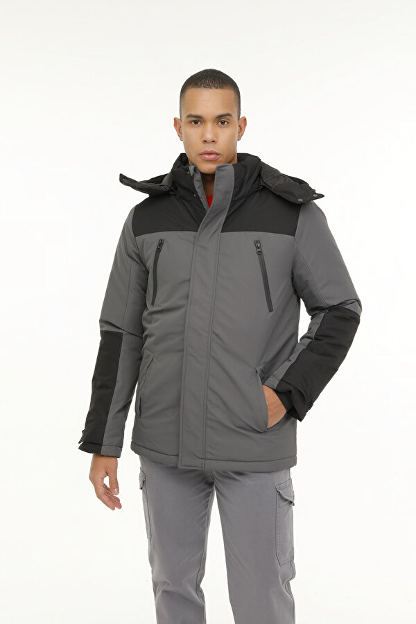 Kinetix ML ALL LONG COAT 3PR ANTHRACITE Man 065