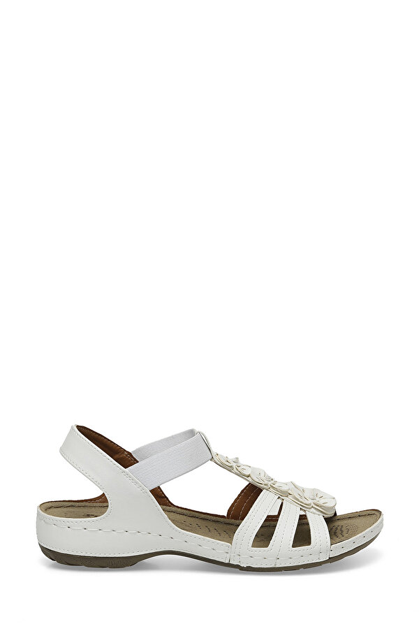 Polaris 157362.Z4FX Beyaz Kadın Comfort Sandalet