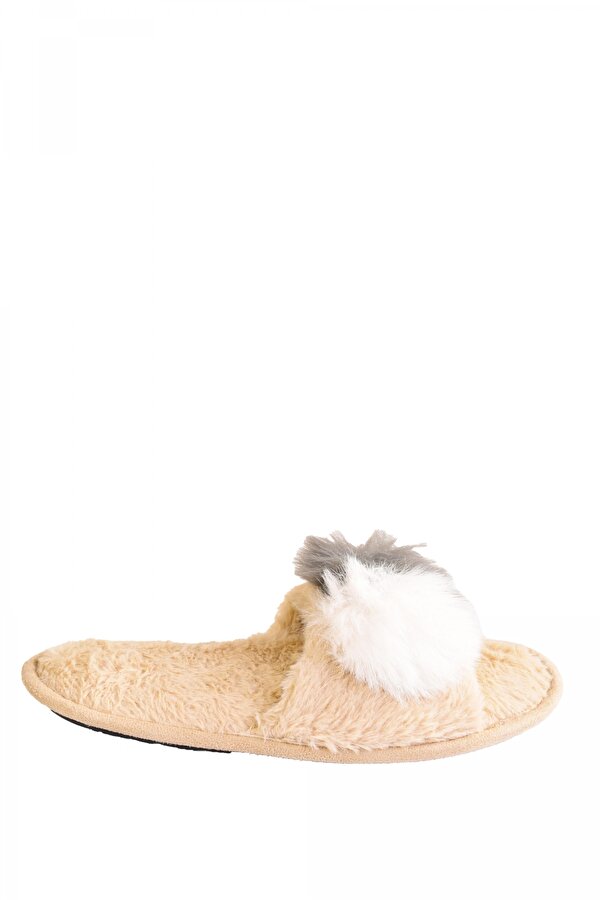 Odesa Ayakkabı Kadın Tüylü Peluş Terlik Ev Terliği