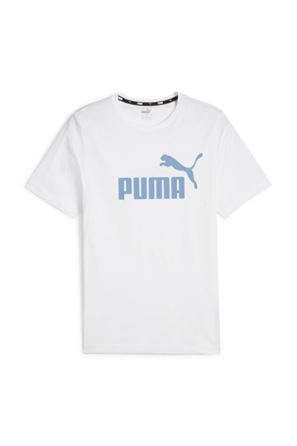 Puma ESS Logo Tee Beyaz Erkek Kısa Kol T-Shirt
