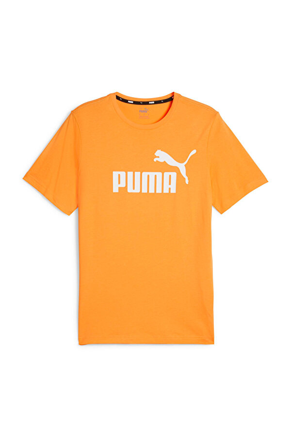 Puma ESS Logo Tee Turuncu Erkek Kısa Kol T-Shirt