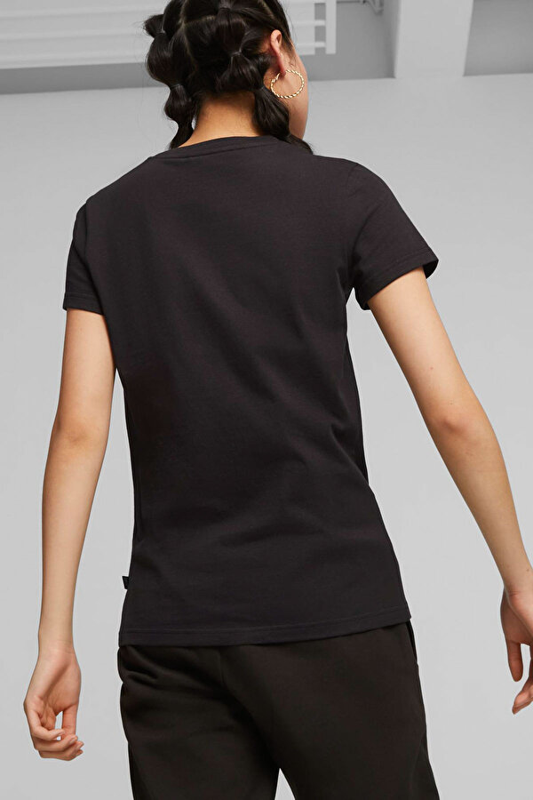 Puma BETTER ESSENTIALS Tee Siyah Kadın Kısa Kol T-Shirt
