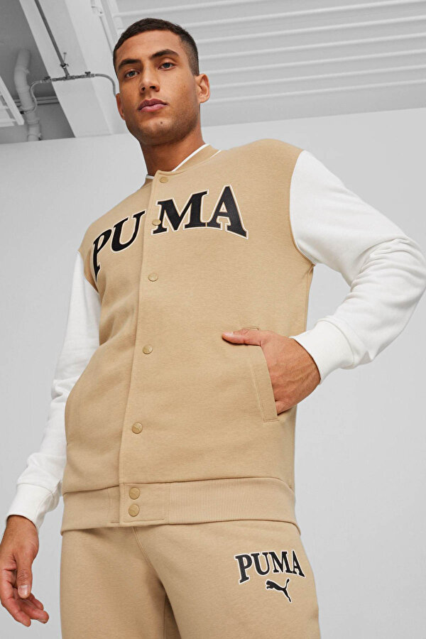 Puma SQUAD Track Jacket Bej Erkek Sweatshirt