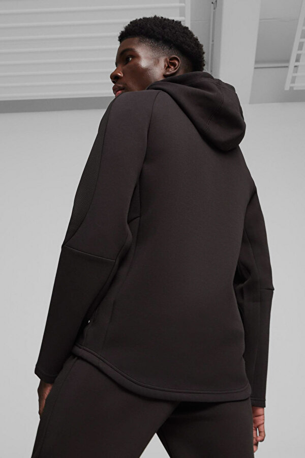 Puma EVOSTRIPE Full-Zip Hoodie BLACK Man 060