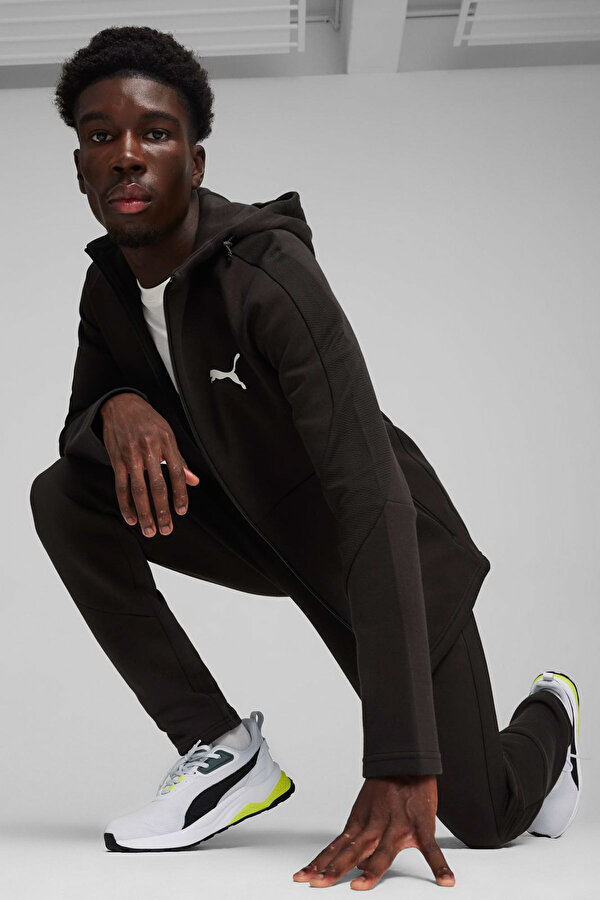 Puma EVOSTRIPE Full-Zip Hoodie BLACK Man 060