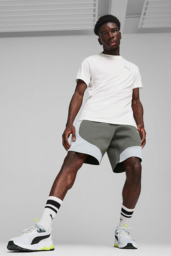 Puma Evostripe Shorts Серый Мужчина Короткие Шорты