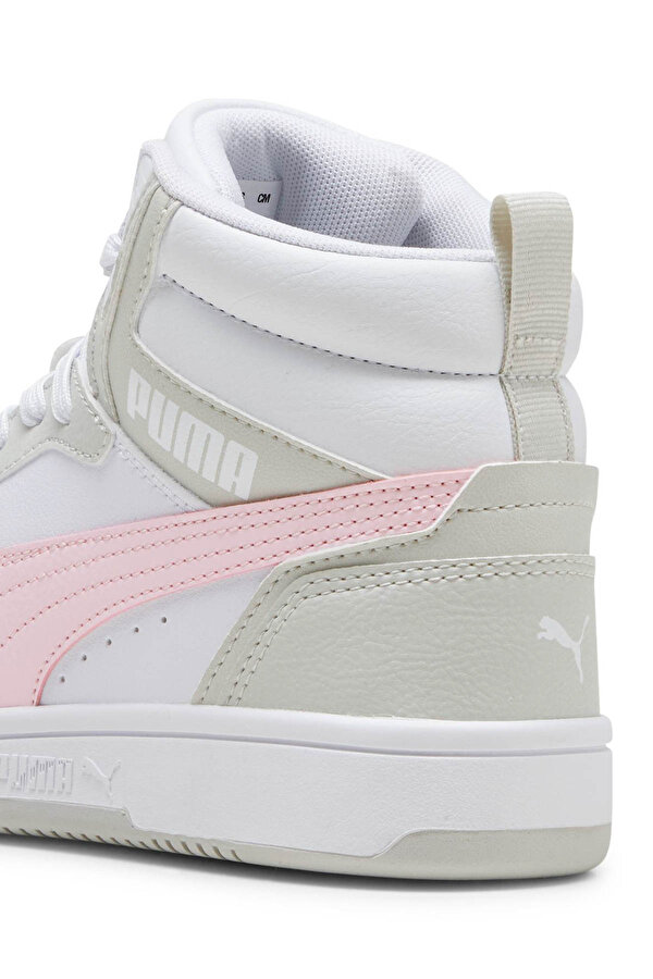 Puma Rebound V6 Mid Jr WHITE Boy 001