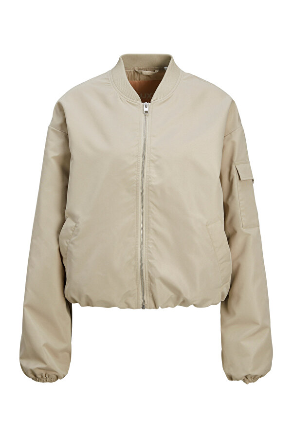 Jjxx JXLEILA BOMBER JACKET OTW Gri Kadın Ceket