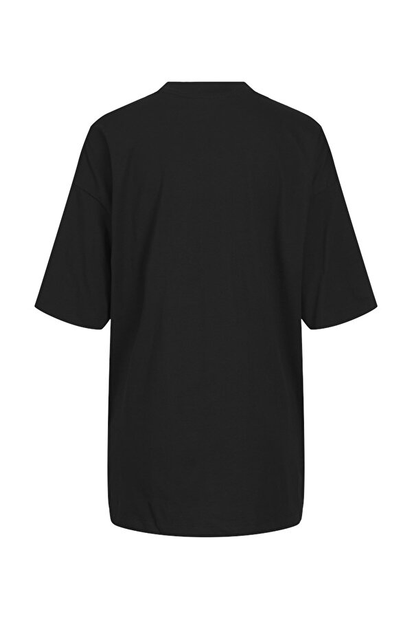 Jjxx JXVALERIA OVS SS TEE JRS Siyah Kadın Kısa Kol T-Shirt