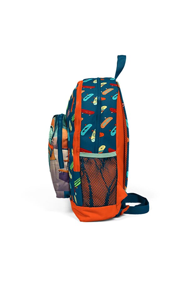 Coral High Kids Dört Bölmeli Su Yeşili Neon Mercan İlkokul Çantası 23713