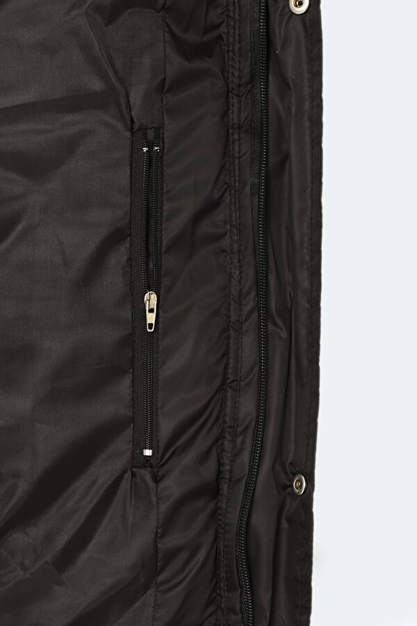 Slazenger HARSHALL Büyük Beden Erkek Mont Siyah