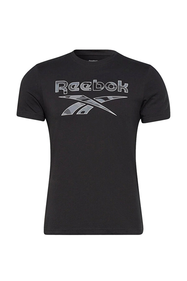 Reebok ID Camo T-Sh Siyah Erkek Kısa Kol T-Shirt