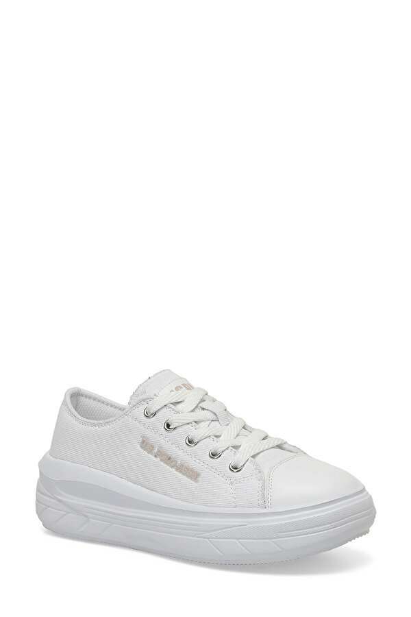 U.S. Polo Assn. CLEME TEX JR 4FX Beyaz Kız Çocuk Sneaker