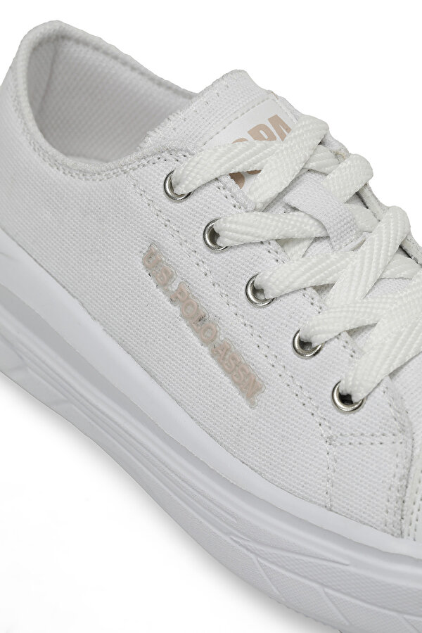U.S. Polo Assn. CLEME TEX JR 4FX Beyaz Kız Çocuk Sneaker