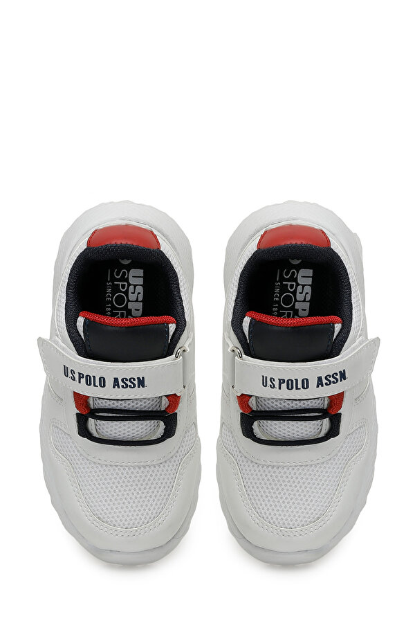 U.S. Polo Assn. GARFIELD JR 4FX Beyaz Kız Çocuk Spor Ayakkabı