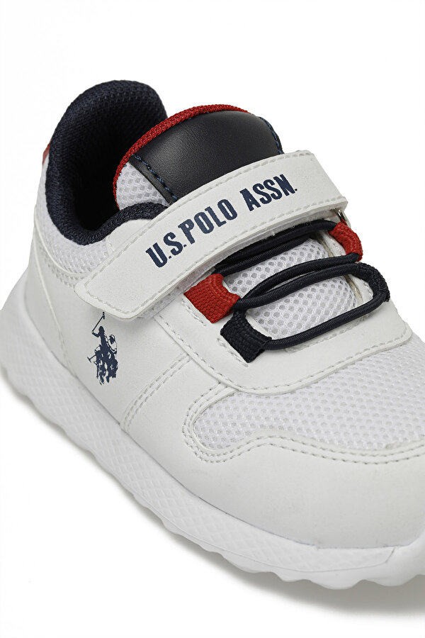 U.S. Polo Assn. GARFIELD JR 4FX Beyaz Kız Çocuk Spor Ayakkabı