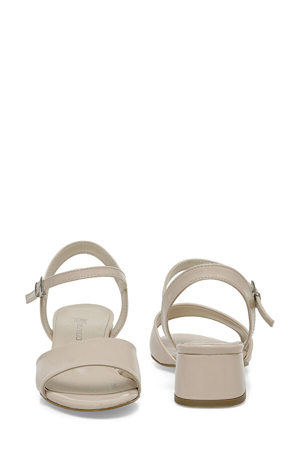 Butigo 24S-098 4FX Bej Kadın Topuklu Sandalet