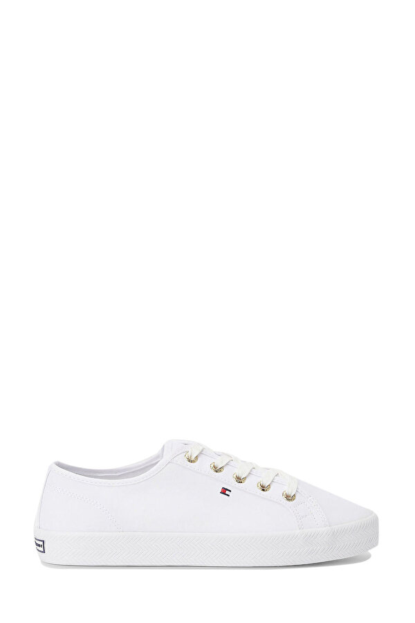 Tommy Hilfiger ESSENTIAL NAUTICAL SNEAKE Beyaz Kadın Sneaker