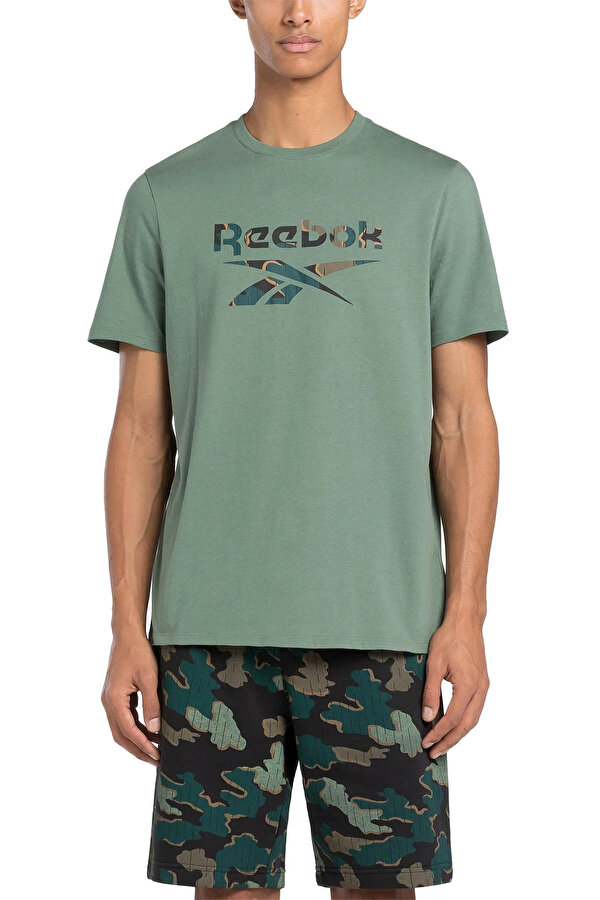 Reebok RI MOTION AOP T-SHIRT PASTEL YESIL Erkek Kısa Kol T-Shirt