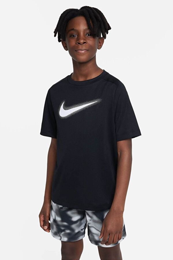 Nike B NK DF MULTI+ SS TOP HBR Siyah Erkek Çocuk Kısa Kol T-Shirt