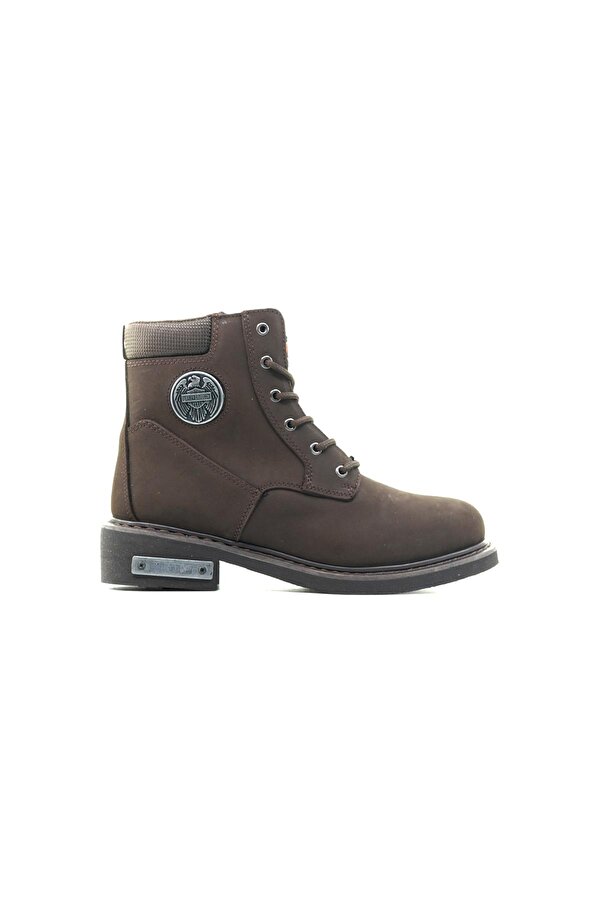 Harley Davidson HARLEY DAVİDSON UNISEX HAKİKİ DERİ GÜNLÜK BOT (40-45)  22K JIM M KAHVE NUBUK