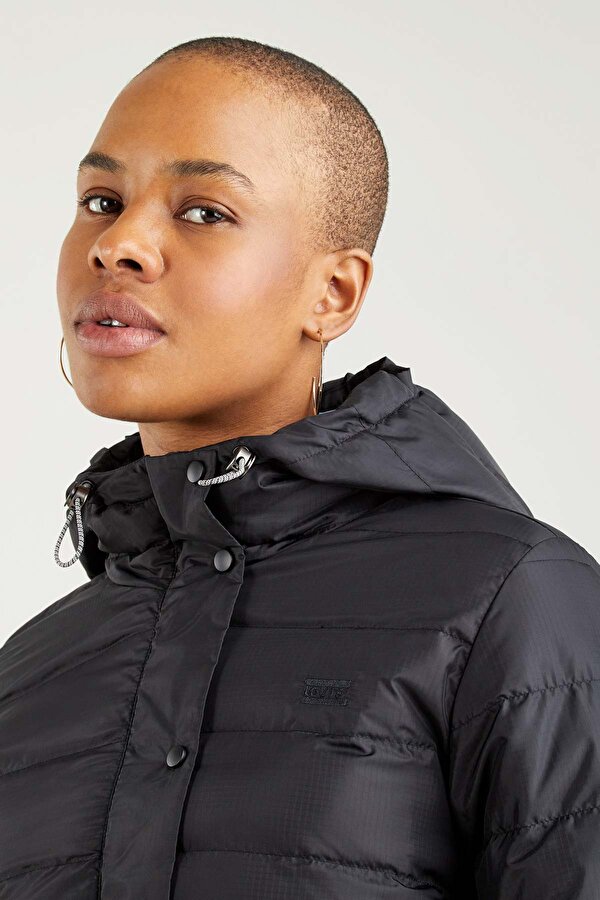 Levi's LEVI’S EDIE PACKABLE JACKET CAVI Siyah Kadın Mont
