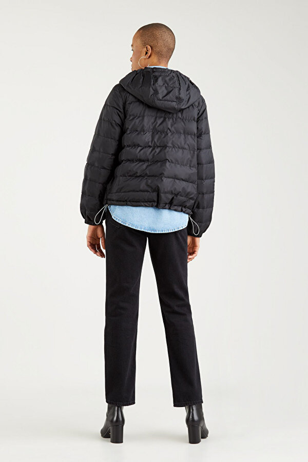 Levi's LEVI’S EDIE PACKABLE JACKET CAVI Siyah Kadın Mont