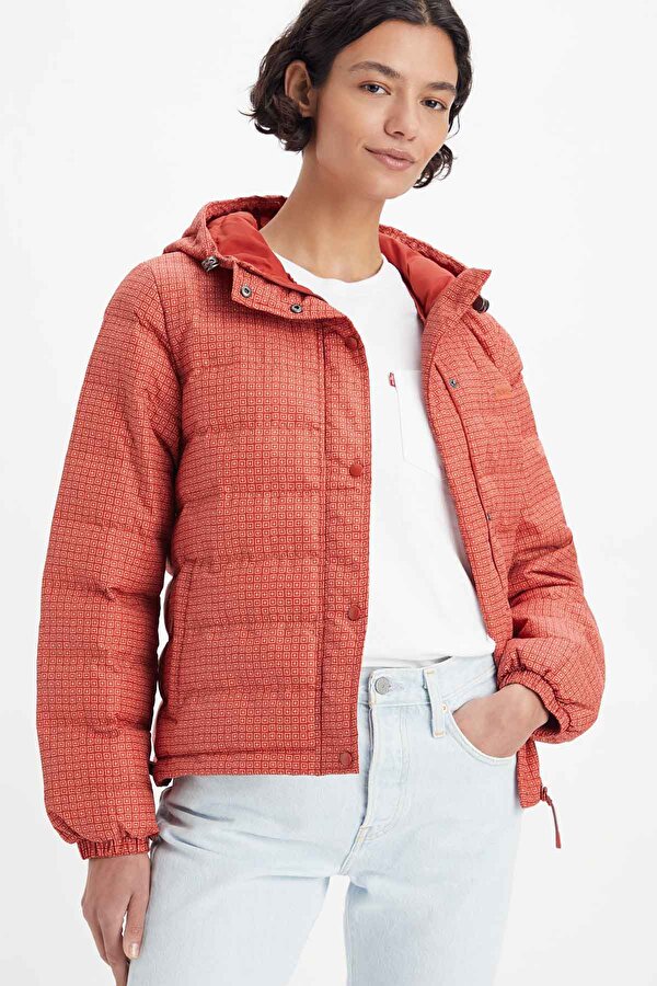 Levi's LEVI’S EDIE PACKABLE JACKET AVER Kırmızı Kadın Mont
