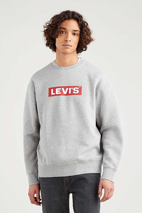 Levi's LEVI’S LSE_T3 RELAXED GRAPHIC C GRI Erkek Sweatshirt