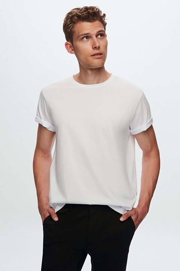 Ds Damat Oversize Beyaz T-shirt