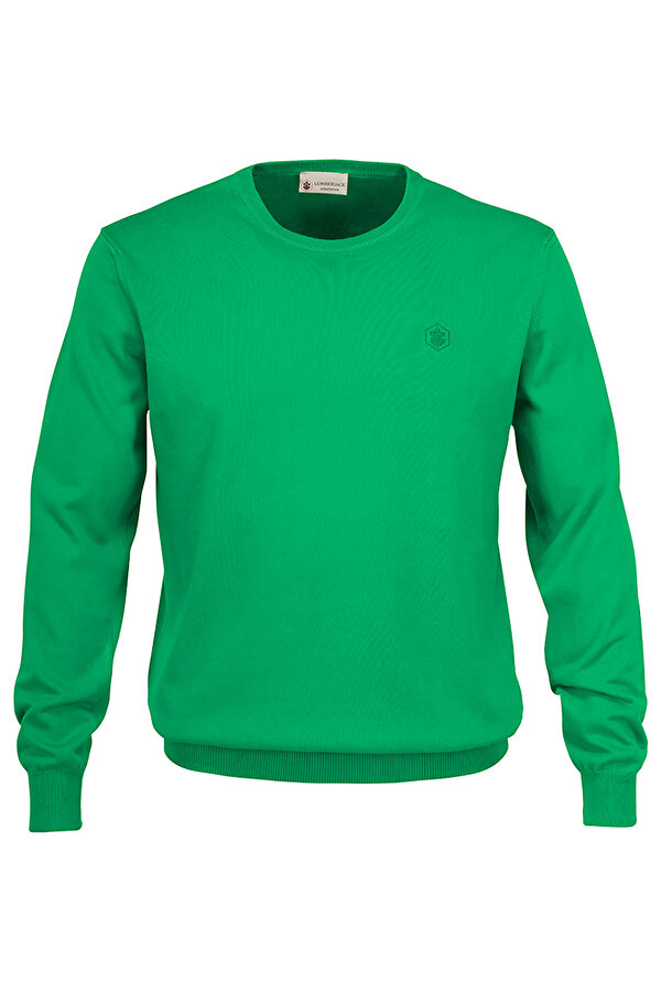 Lumberjack PULLOVER CREW NECK OVERDY GREEN Man Sweater