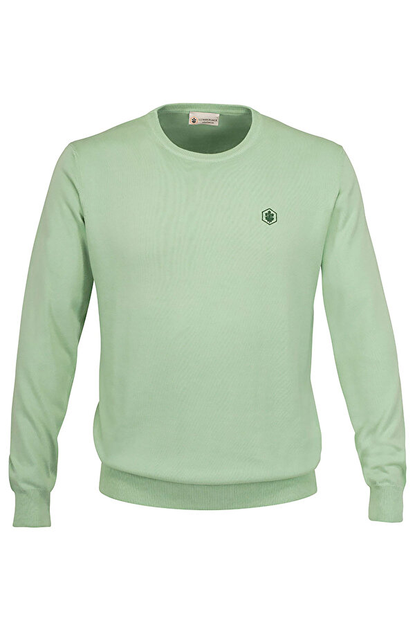Lumberjack PULLOVER CREW NECK OVERDY L GREEN Man Sweater