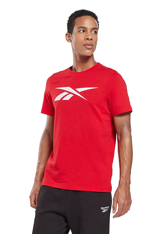 Reebok GS VECTOR TEE Kırmızı Erkek Kısa Kol T-Shirt
