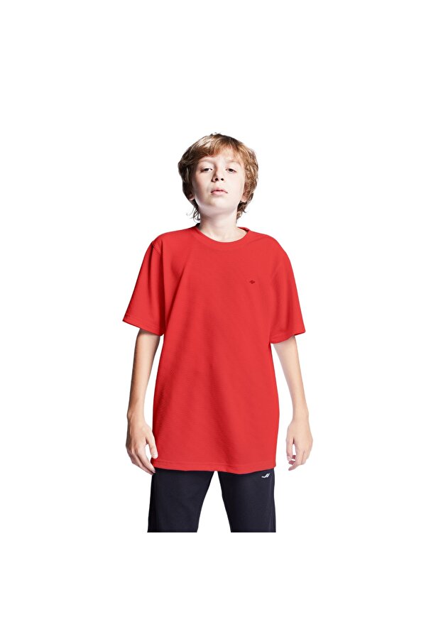 S243298 Kısa Kol T Kırmızı Erkek Çocuk T-Shirt