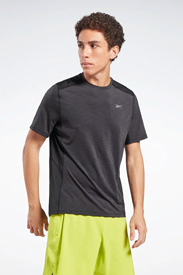 Reebok Ts Ac Solid Athlete Черный Мужчина Футболка