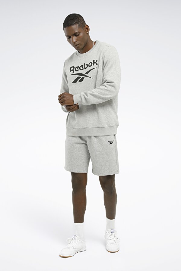 Reebok RI FLC Big Logo Crew GRAY MELANGE Man 060