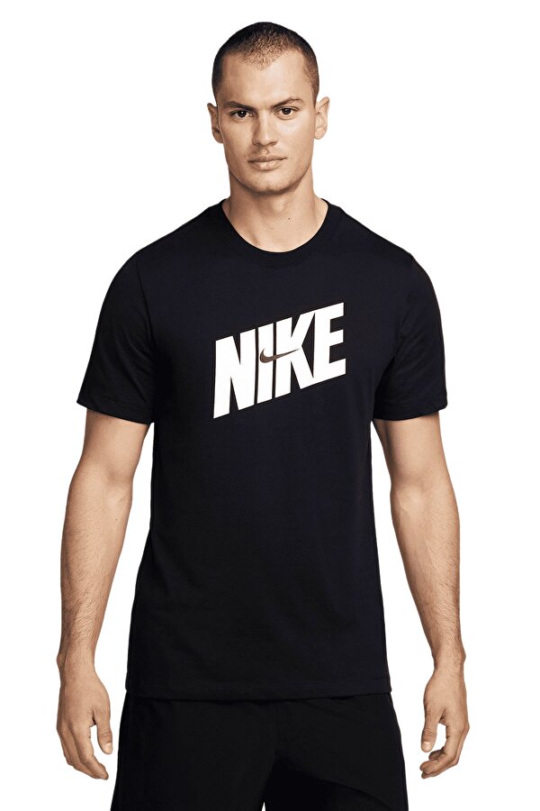 Nike M NK DF TEE HBR NOVELTY Siyah Erkek Kısa Kol T-Shirt