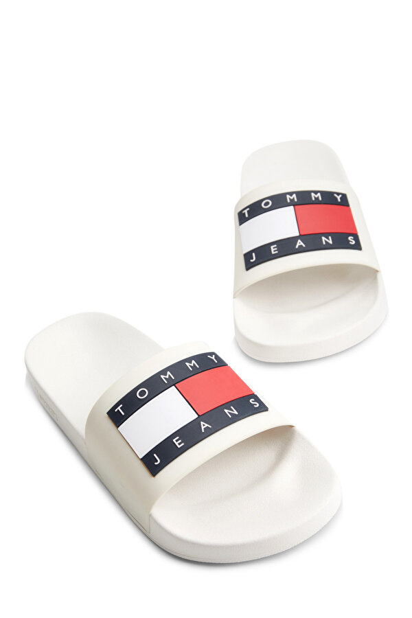 TOMMY JEANS POOL SLIDE ES Ekru Erkek Terlik - Görsel 3