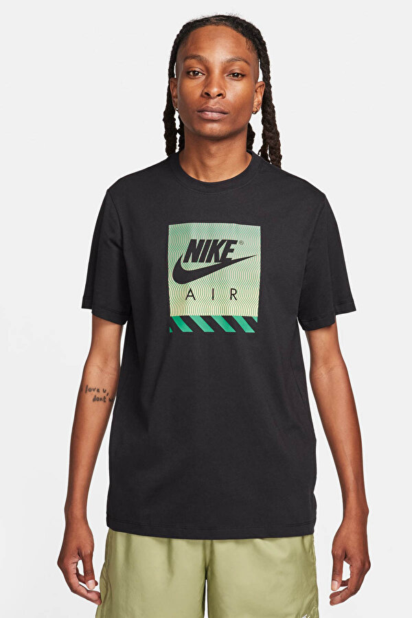 Nike M NSW TEE FW CONNECT Siyah Erkek Kısa Kol T-Shirt