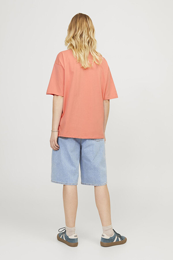 Jjxx JXPAIGE LOOSE SS TEE JRS Kiremit Kadın Kısa Kol T-Shirt