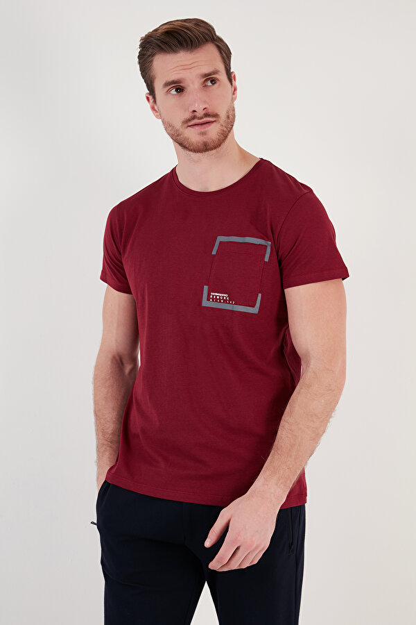 Buratti Erkek T Shirt 541REWORK BORDO