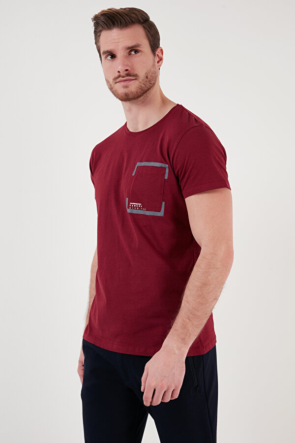 Buratti Erkek T Shirt 541REWORK BORDO