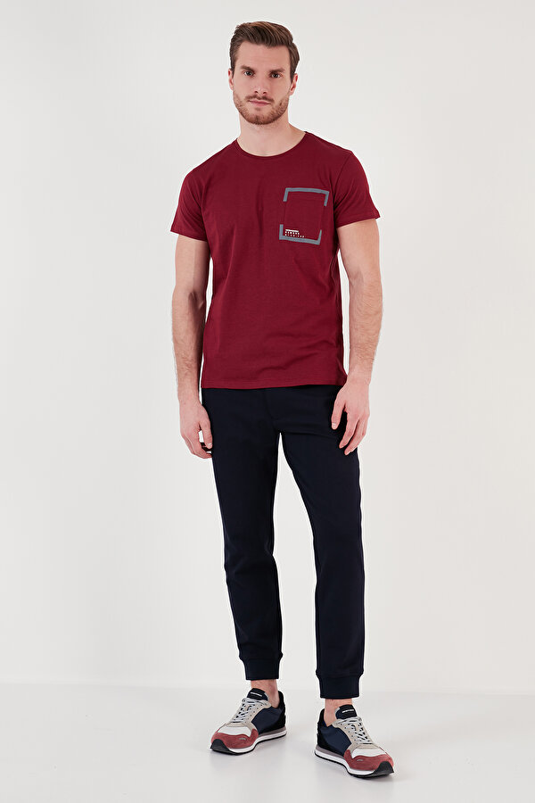Buratti Erkek T Shirt 541REWORK BORDO