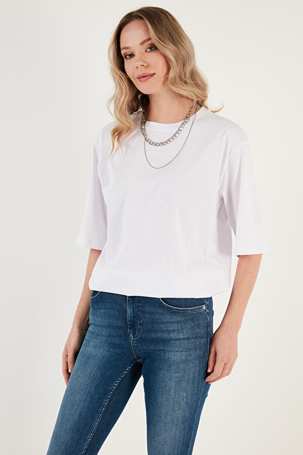 Lela Bayan T Shirt 5864562 BEYAZ