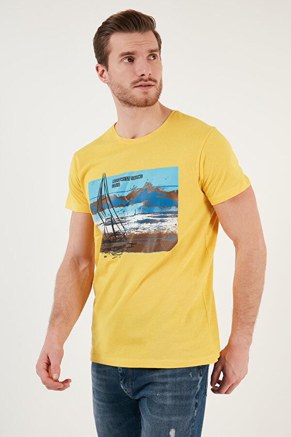 Buratti Erkek T Shirt 541YELKEN24 SARI