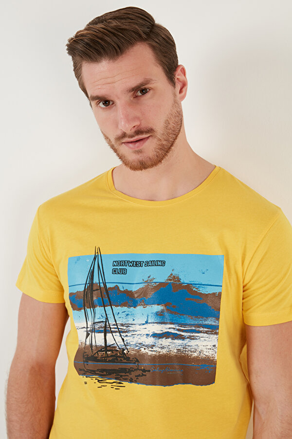 Buratti Erkek T Shirt 541YELKEN24 SARI